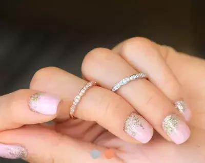 2.0mm Wide Art Deco Wedding Ring Brilliant Cut Diamond Simulants Marquise Shaped Half Eternity Band Ring Dainty Wedding Band 